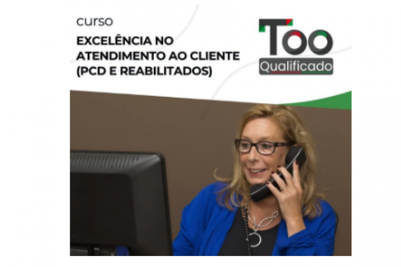 Inscrições abertas para o curso gratuito de Excelência no Atendimento ao Cliente.